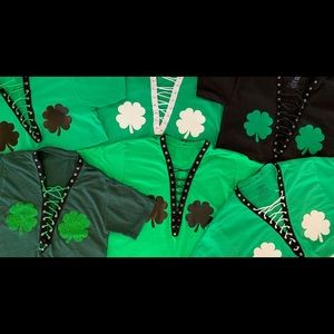 Lace Up St. Patrick's Day Tees